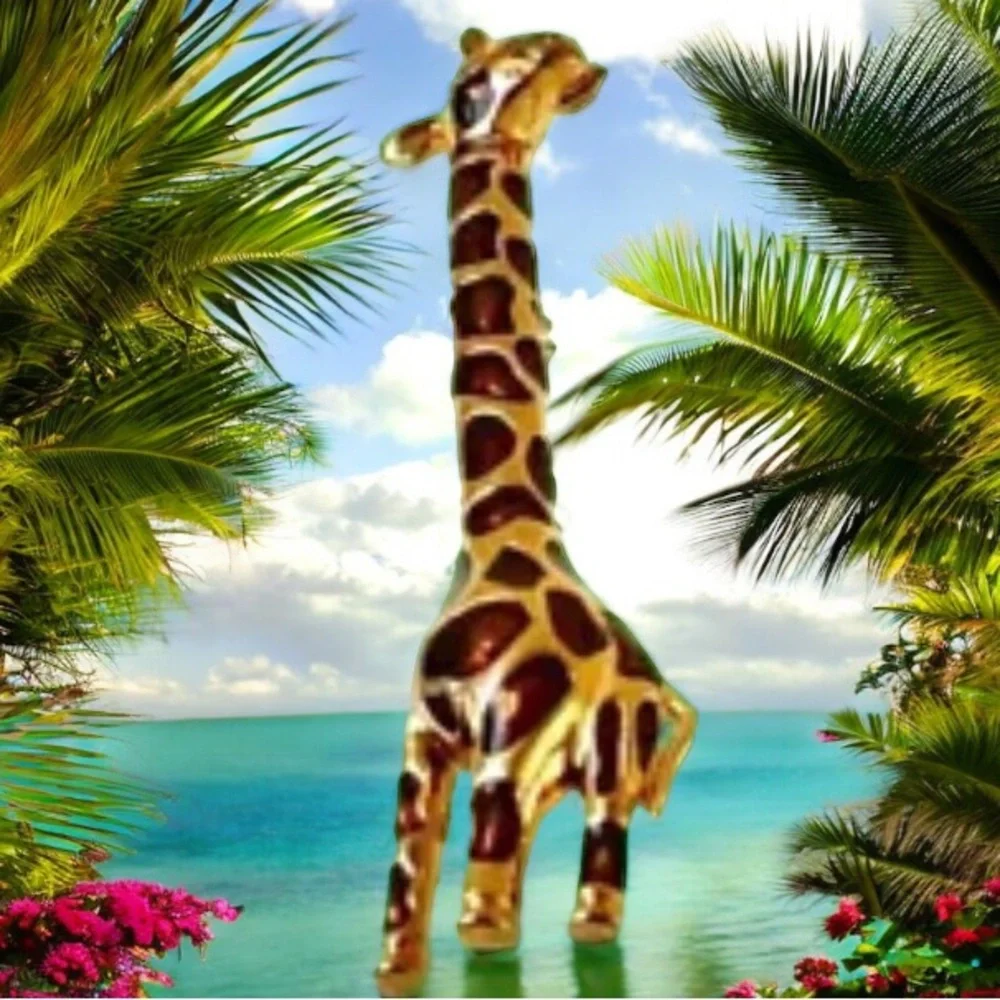 N/A giraffe brooch